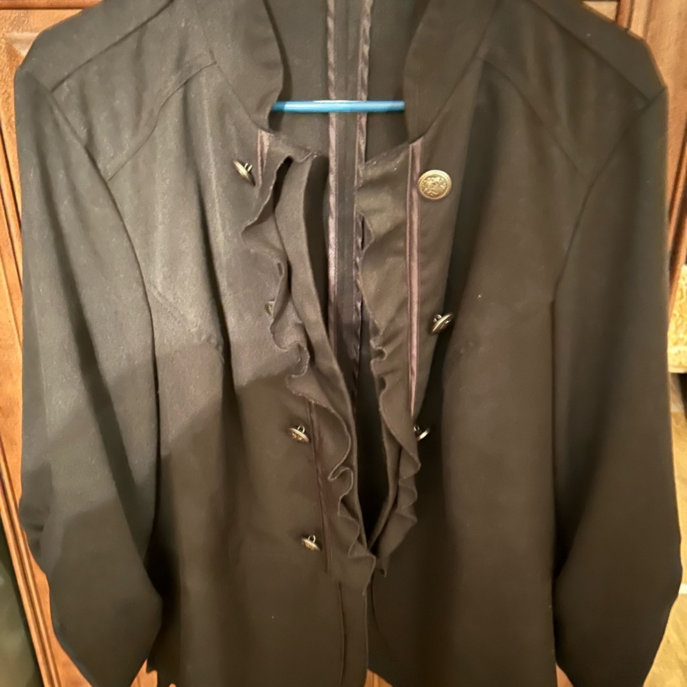Maurices Plus size Ruffled blazer